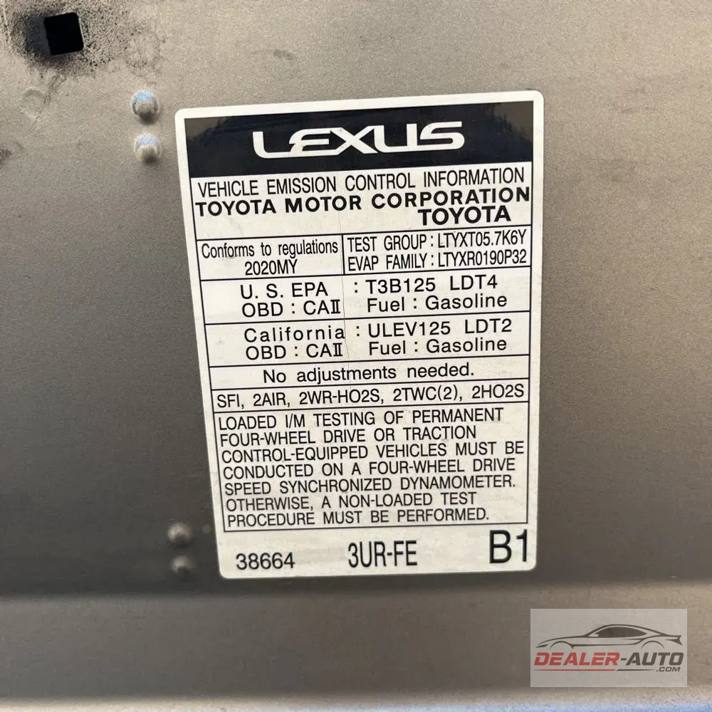 2020 Lexus LX 570 Three-Row