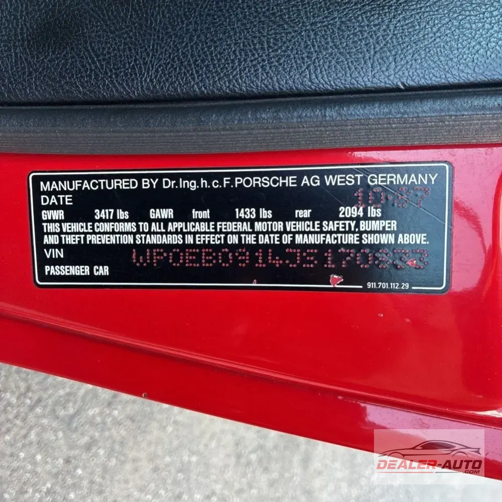 1988 Porsche 911 Carrera