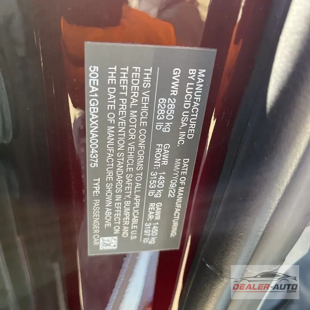 2022 Lucid Air Grand Touring