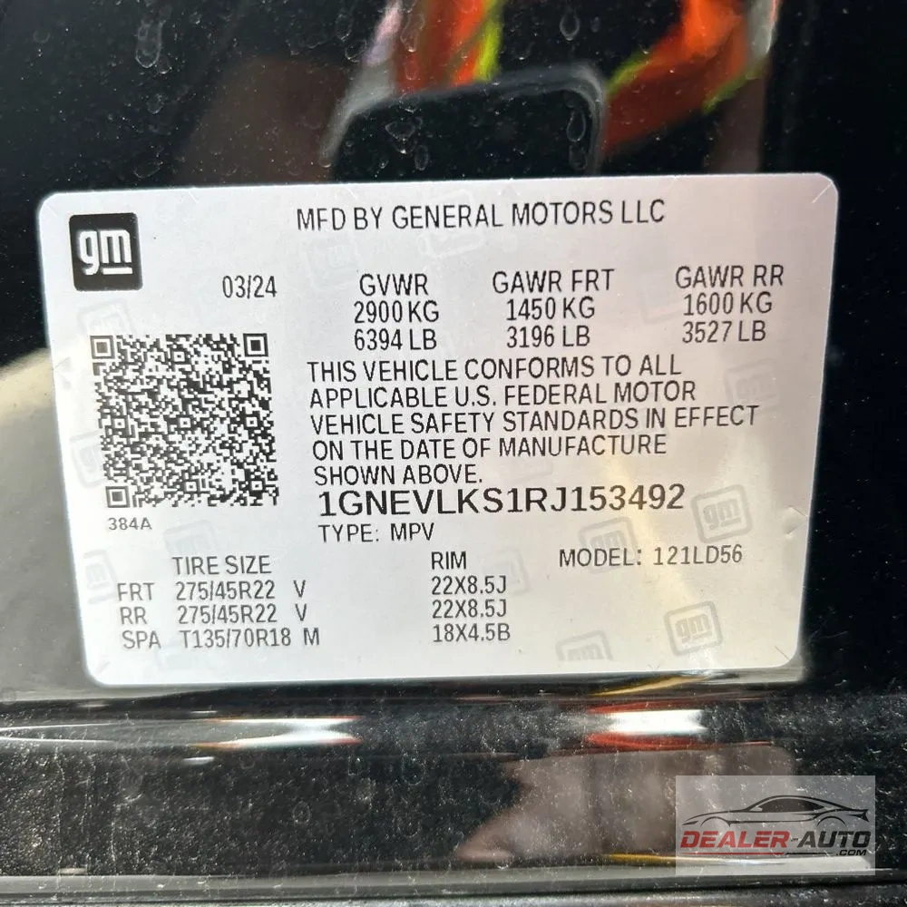 2024 Chevrolet Traverse RS