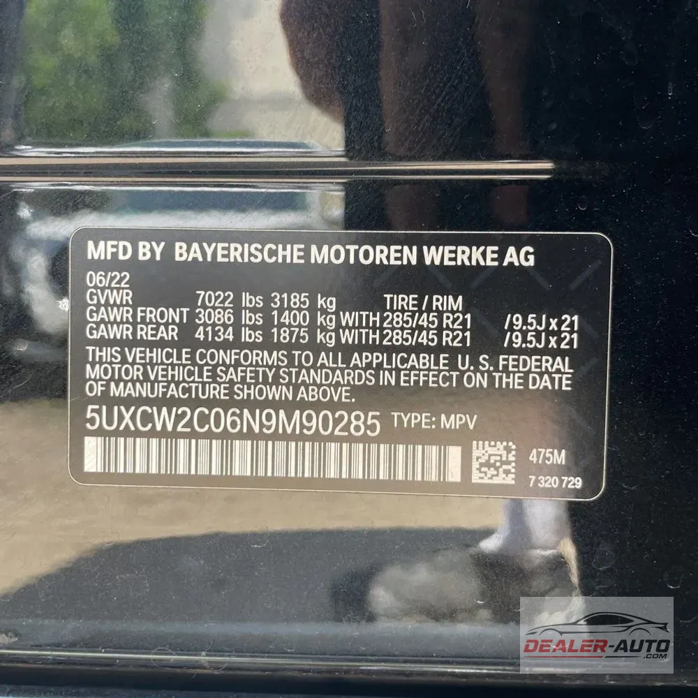 2022 BMW X7 XDrive40i