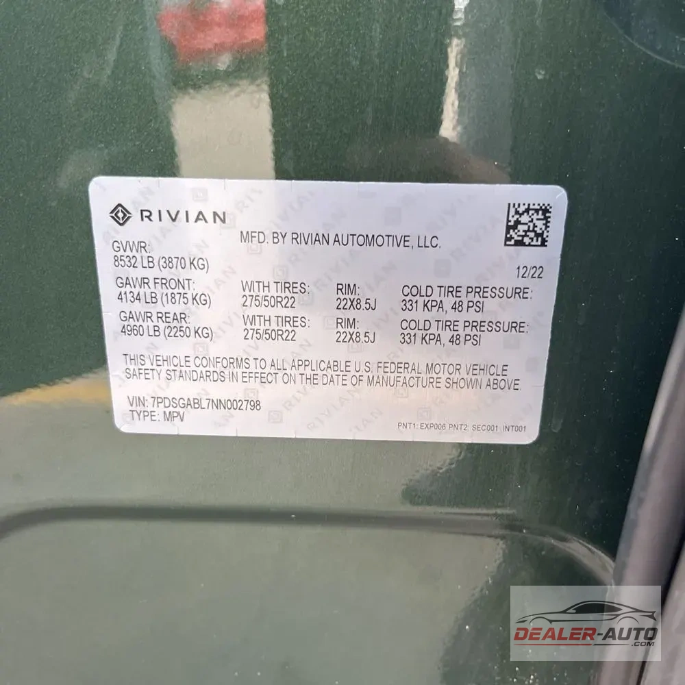 2022 Rivian R1S Launch Edition