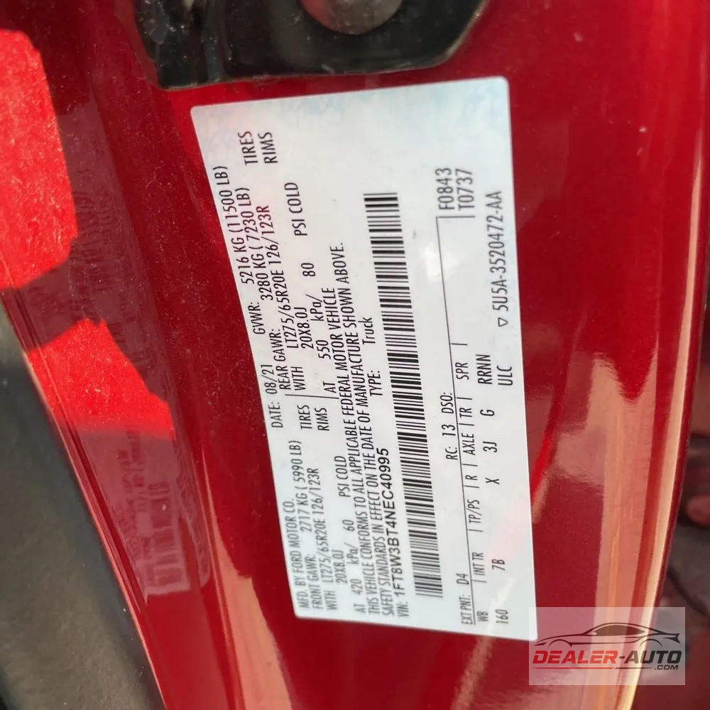 2022 Ford F-350 Super Duty Platinum