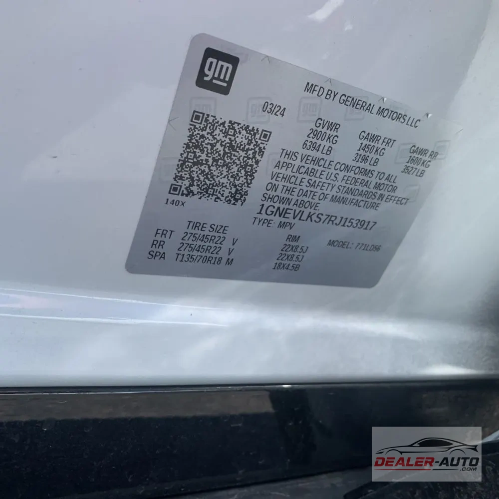 2024 Chevrolet Traverse RS
