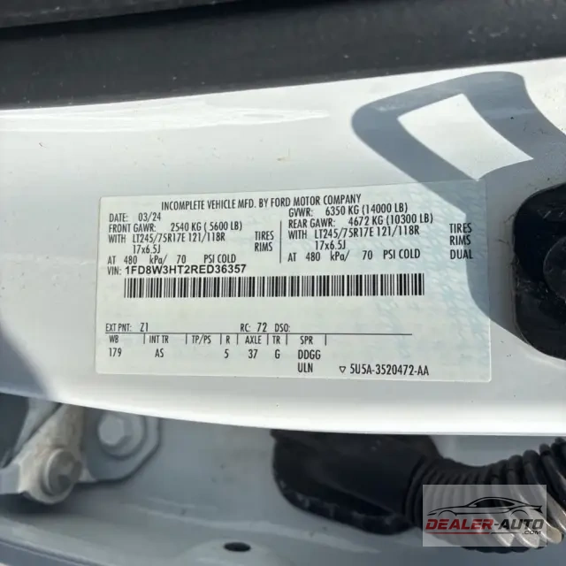 2024 Ford S/D C/C F350 XL