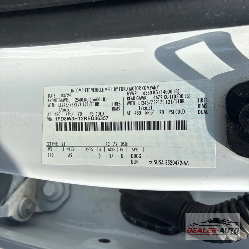 2024 Ford S/D C/C F350 XL