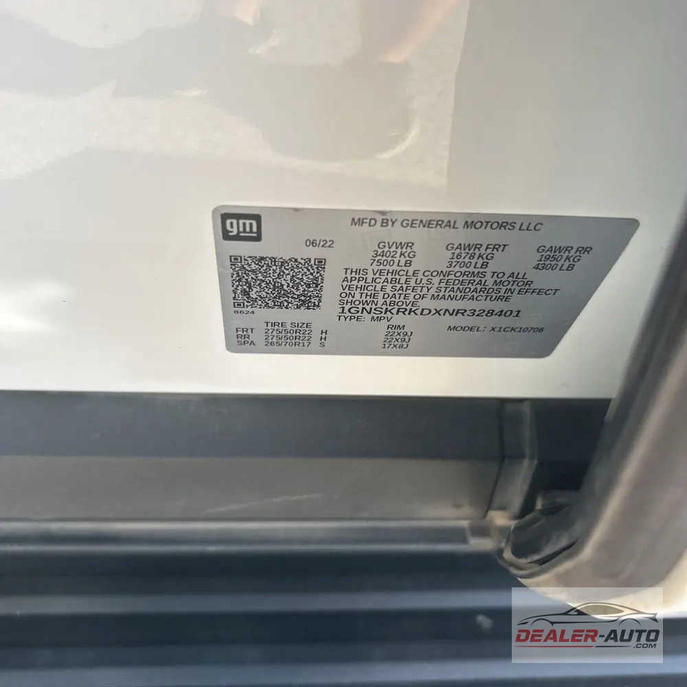 2022 Chevrolet Tahoe RST
