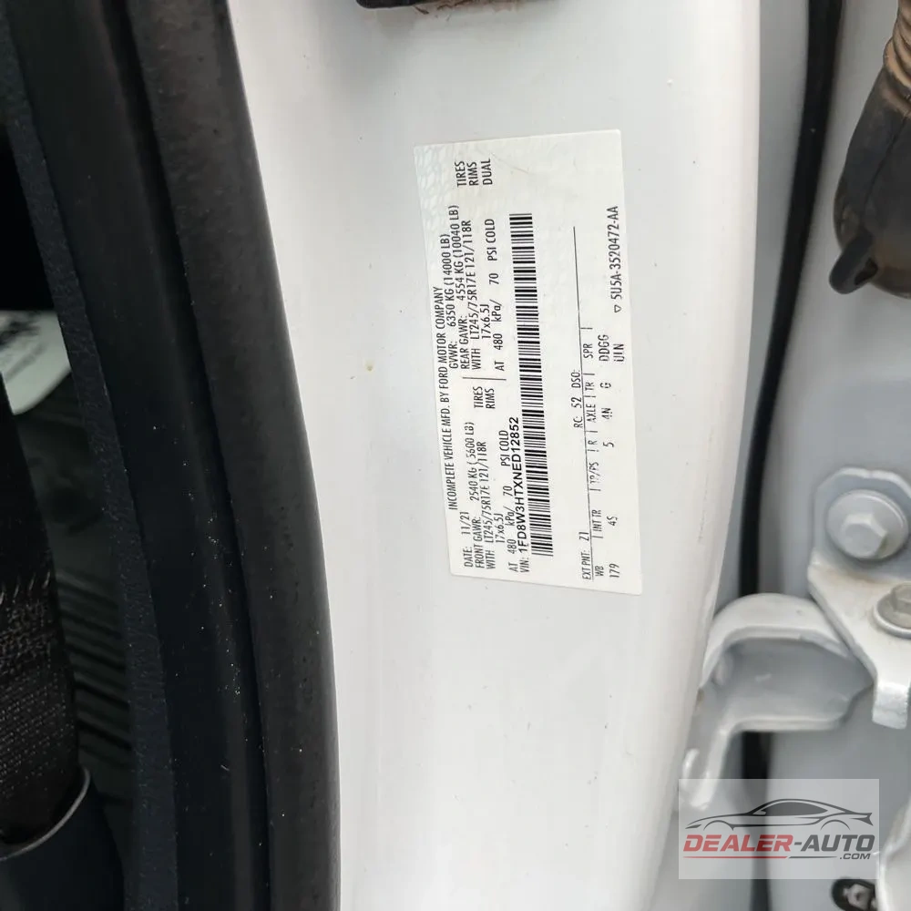 2022 Ford S/D C/C F350 XL