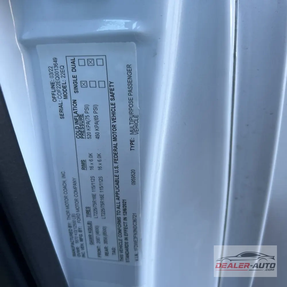 2022 Ford Commercial Vans E350