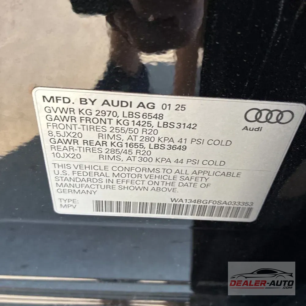 2025 Audi Q6 e-tron Prestige