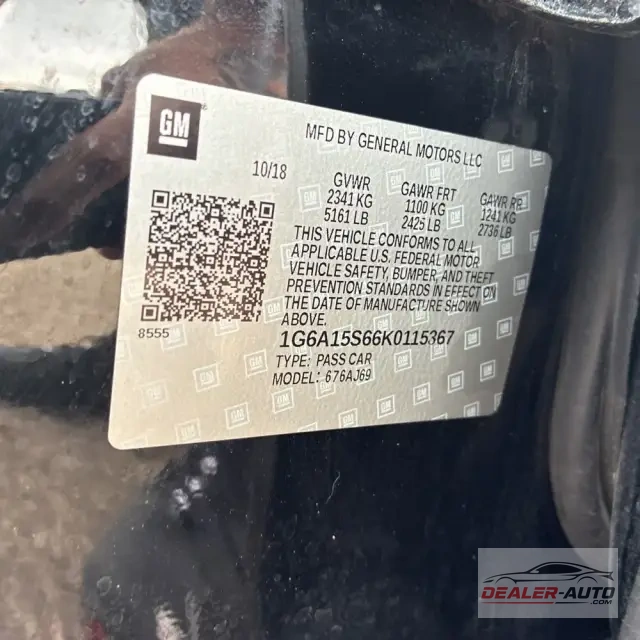 2019 Cadillac CTS-V Base