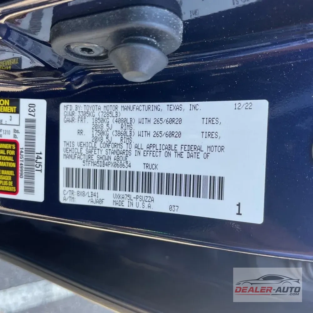 2023 Toyota Tundra 1794 Edition